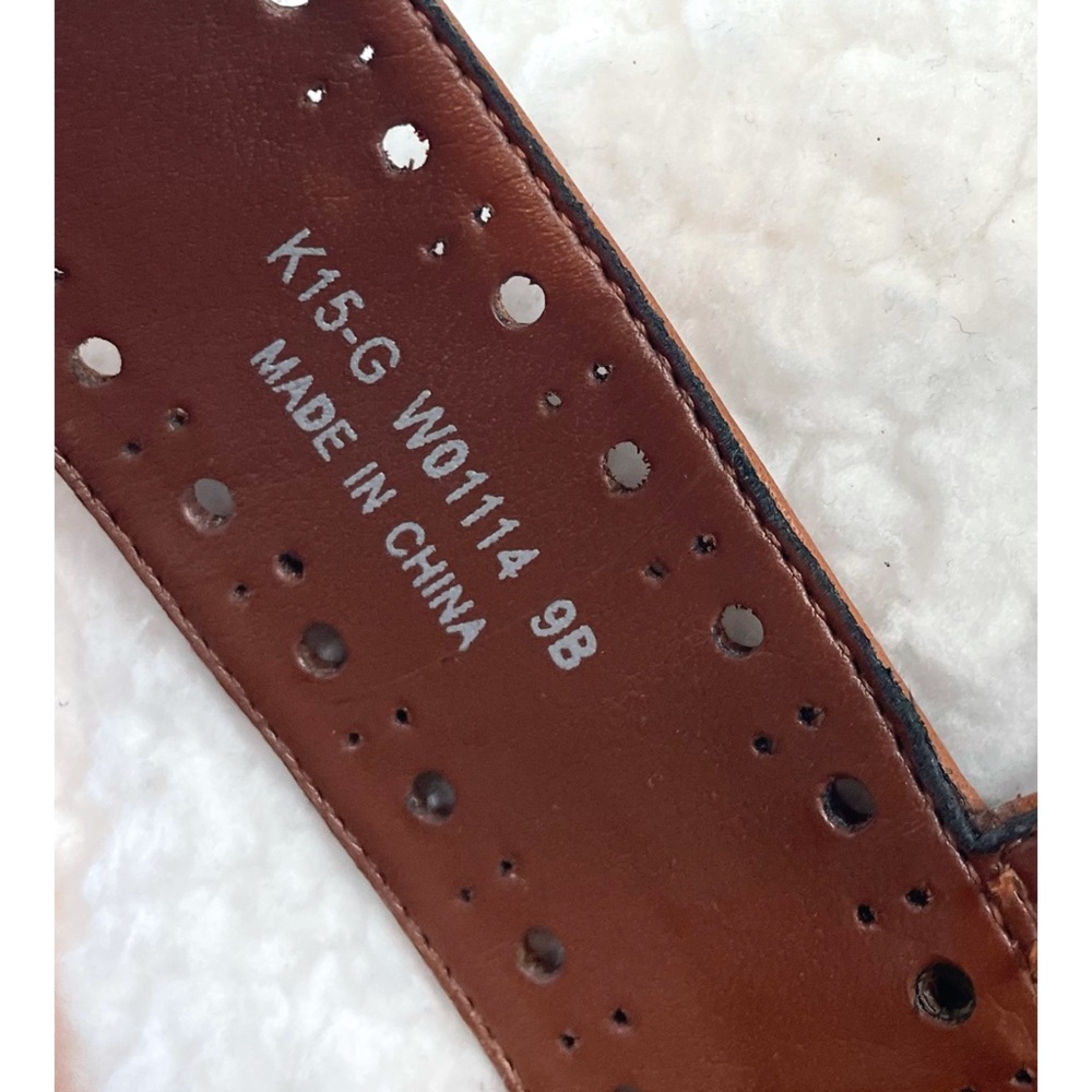 COLE HAAN • Brown Elsie Thong Wedge Sandals, 9 - Picture 15 of 16